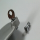 Schlüssel und 2 Schrauben zum Deckel vom Werkzeugkasten für BMW R35 Motorräder