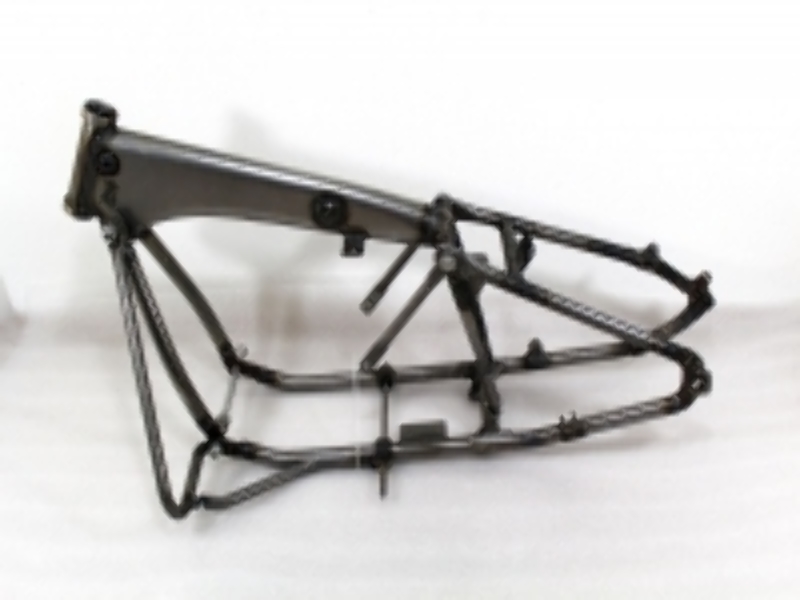 Rahmen - Rahmenteile & Schutzbügel & 4 Schrauben für BMW R75 Motorrad