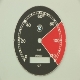 Zifferblatt für Tachometer BMW R12, R75 WH bis 120km