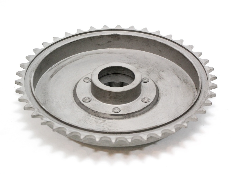Bremstrommel mit Kettenrad passend für Hinterrad-Nabe IZ49, ISH 49, Replik