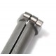 1 Stck. Klemmring LINKS für Innenzughebel (Kupplungshebel) NSU 350, 500 OSL - Lenkerrohr 25mm, neu, verchromt