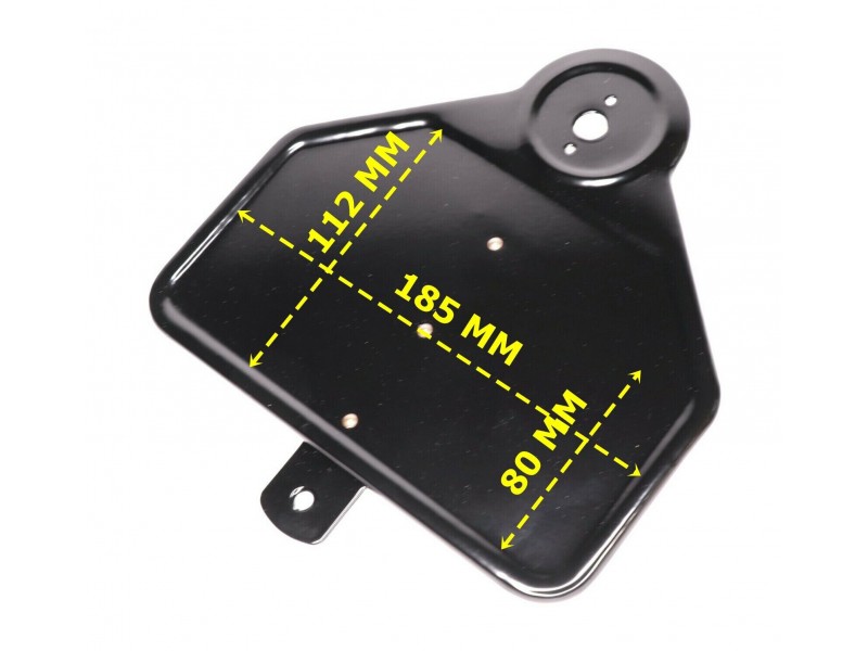 Nummernschild & Lampenhalterung & Halterungsblech für DKW Motorräder (ohne Löcher)