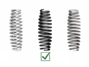 Druckfeder für Federgabel DKW SB schwarz verzinkt Ø 59 mm