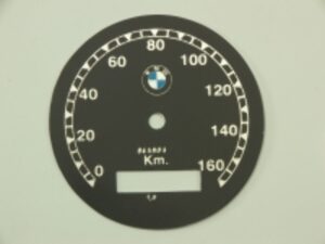 Zifferblatt für Tachometer BMW R71 - bis 160km