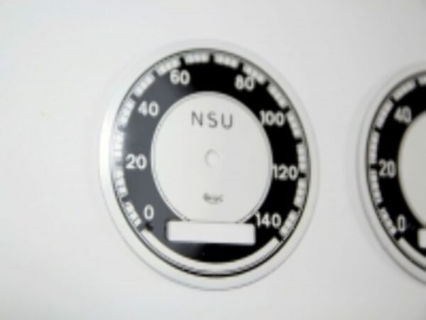 Zifferblatt ( bis 120km )  f. Tachometer f. NSU Motorräder NEU (1 Stück / 1 piece) – Bild 5