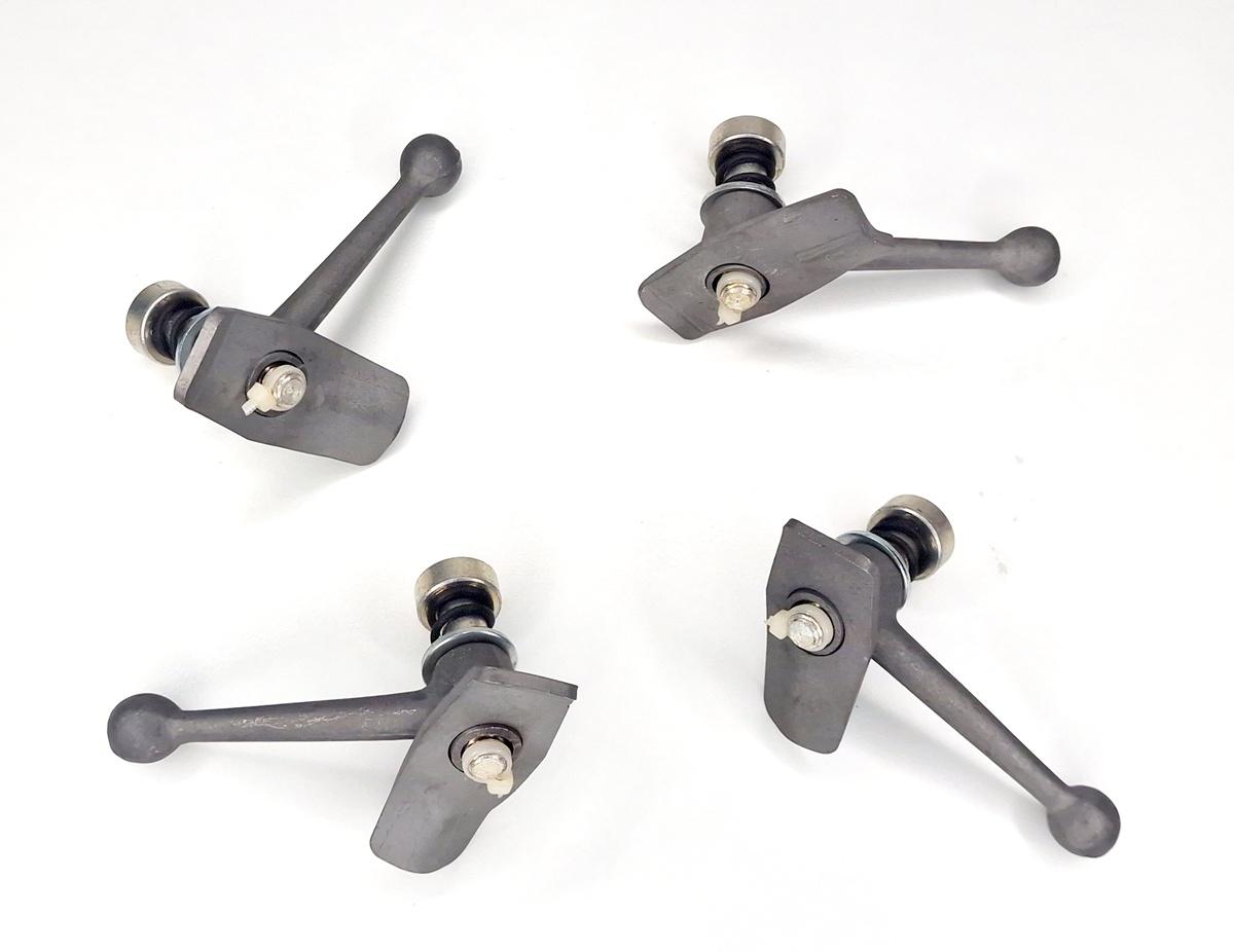 Drehknebel M8 für Packtaschenhalter BMW, DKW, NSU, Zündapp, 4 Stück – Bild 4
