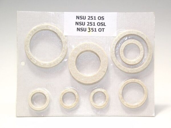 Filzdichtungen ( 8 Stck. ) für NSU 251 OS, 251 OSL, 351 OT Motorräder