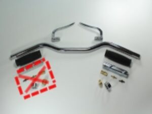 Lenker Kompletter Satz Zündapp DB200 ,DB250, DBK200, DBK250, KK250, KK350, DL200 - VERCHROMT  Drehgriff RECHTS
