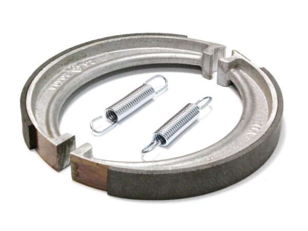 Bremsbacken Satz VORNE / HINTEN (4mm) mit Feder für ZÜNDAPP KS500 KS600, K500, K800 Nachbau – Bild 3