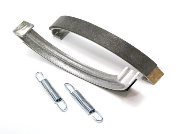Bremsbacken Satz VORNE / HINTEN (4mm) mit Feder für ZÜNDAPP KS500 KS600, K500, K800 Nachbau – Bild 4