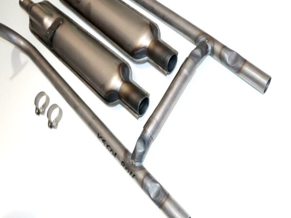 Auspuffanlage für ZÜNDAPP KS601 Motorräder, grüner Elefant, roh, neu – Bild 3