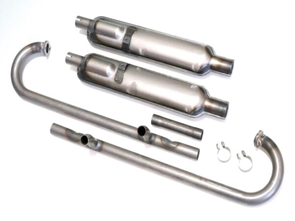 Auspuffanlage für ZÜNDAPP KS601 Motorräder, grüner Elefant, roh, neu – Bild 4