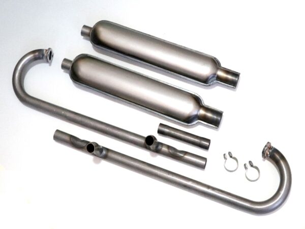 Auspuffanlage für ZÜNDAPP KS601 Motorräder, grüner Elefant, roh, neu – Bild 5