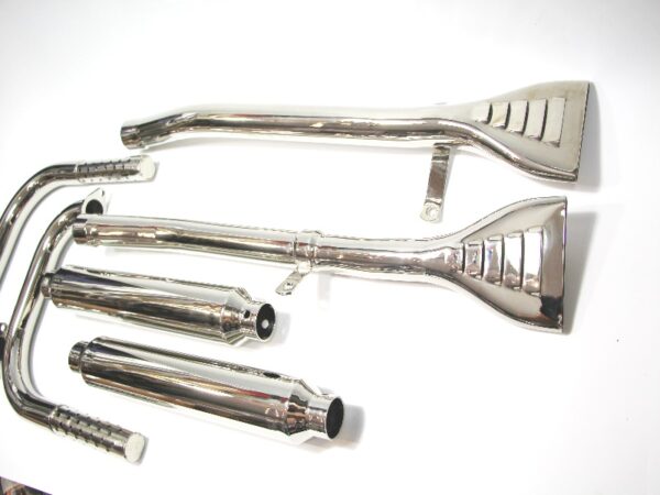 Auspuffanlage / Auspuff  für BMW R52 , R62 Motorräder vernickelt – Bild 6