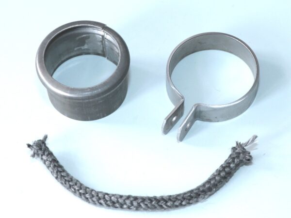 Klemmmuffe - Klemmschelle f. Auspufftopf / Krümmer DKW 500 NZ, SB Rohzustand