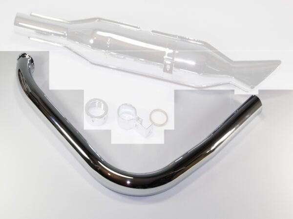Auspuffkrümmer - Krümmer für BMW R35 Motorräder, verchromt – Bild 2