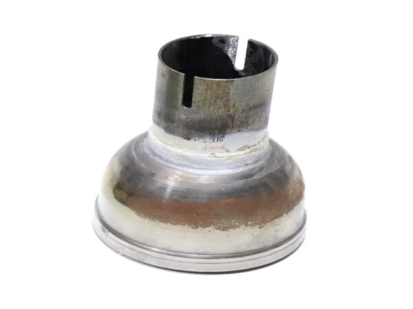 Vorderteil für Auspufftopf D=40/80mm (mit Gewinde & Dichtschnur), DKW, BMW, NSU, ZÜNDAPP,roh, Rohzustand