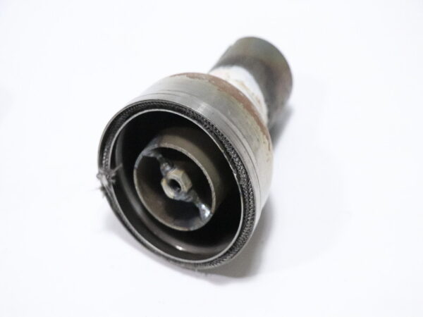 Vorderteil für Auspufftopf D=40/80mm (mit Gewinde & Dichtschnur), DKW, BMW, NSU, ZÜNDAPP,roh, Rohzustand – Bild 2