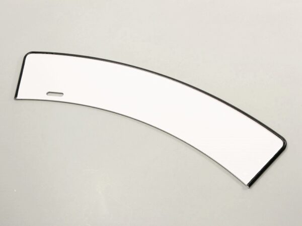Nummernschild VORNE für BMW, NSU, Zündapp, DKW, 33cm, 1 Löch, schwarz Rand – Bild 2