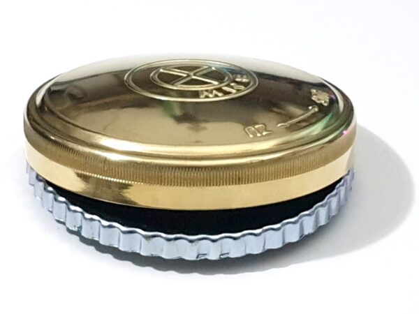 Tankdeckel Deckel Verschlussdeckel Messing f. BMW R35, roh, Nachbau, zweiteilig