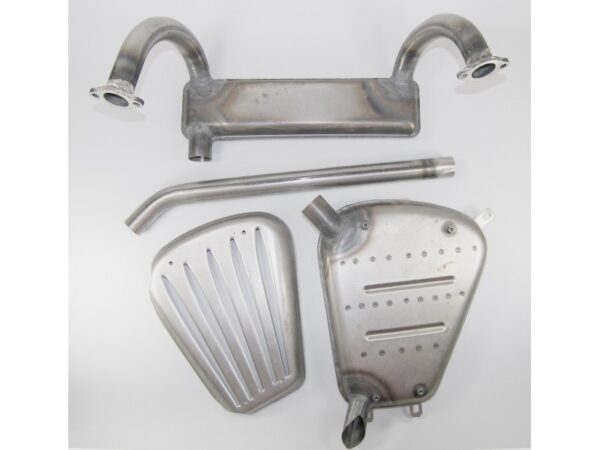 Auspuffanlage / Auspuff für Zündapp KS 750 ,mit Schutzgitter, neu 4-teilig