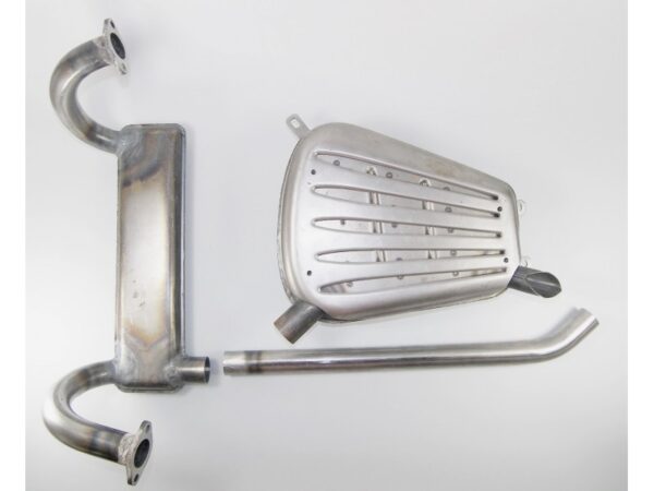 Auspuffanlage / Auspuff für Zündapp KS 750 ,mit Schutzgitter, neu 4-teilig – Bild 3
