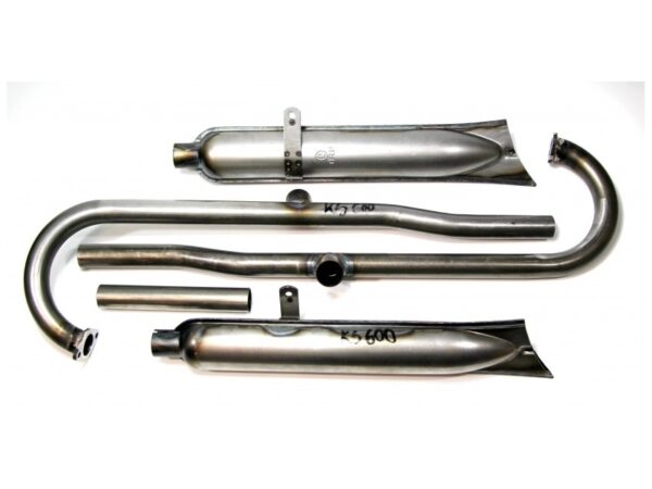 Auspuffanlage Auspuff für ZÜNDAPP KS600 Motorrad, roh, D.R.P., NEU ! – Bild 2