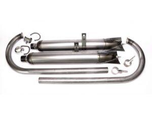 Auspuffanlage ZÜNDAPP DB200 roh Komplett-Set