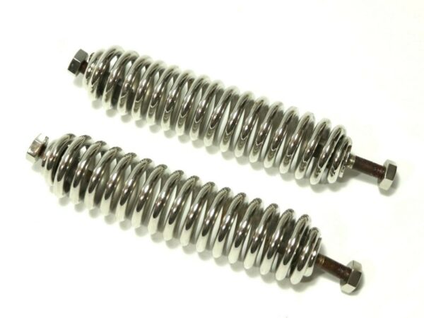 2x Druckfeder (1 Paar) für Federgabel NSU 501 T , TS, vernickelt, neu, Nachbau – Bild 2