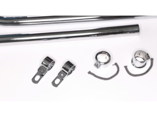 Auspuffanlage für ZÜNDAPP DB 200, DB201, DB202 , verchromt,neu , Nachbau (EU) – Bild 8