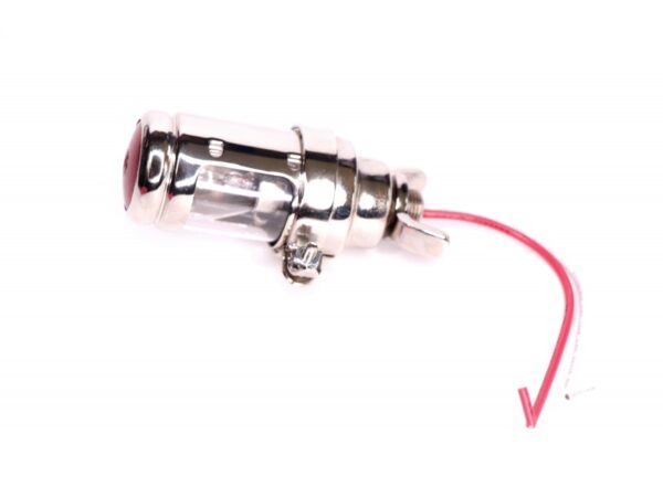 Rücklicht - Bremslicht, Zigarrenrücklicht BOSCH JN5 S18 für NSU, BMW, Zündapp, Ardie, DKW, vernickelt – Bild 4