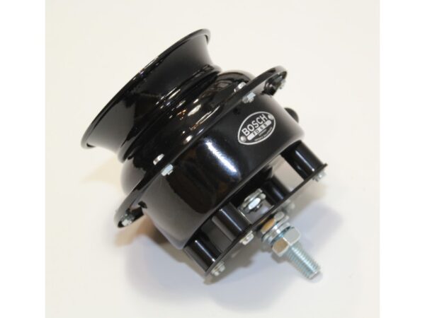 Hupe Horn BOSCH 6V FD 6B für DKW, BMW, NSU, ZÜNDAPP Motorräder, verchromt, neu, Nachbau – Bild 3