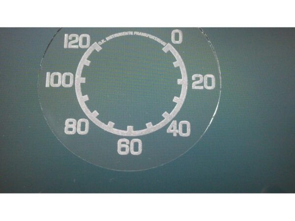 Zifferblatt aus Glas für Tachometer ISGUS für DKW350 NZ Wehrmacht Version – Bild 4