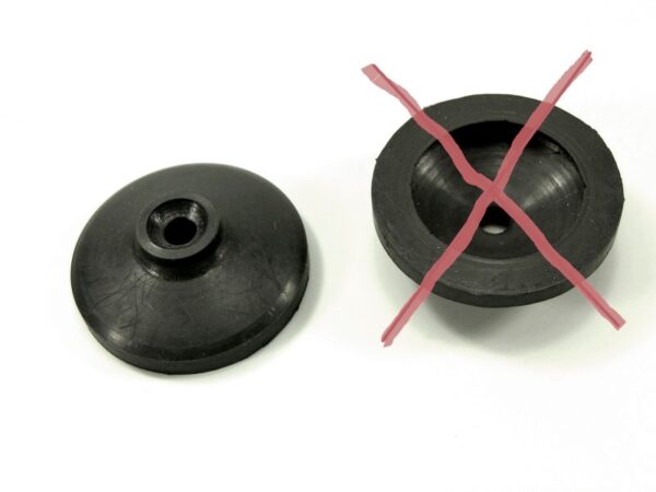 1x Gummikappe für Kettenrad Achse DKW NZ 250, NZ 350, 122223-0