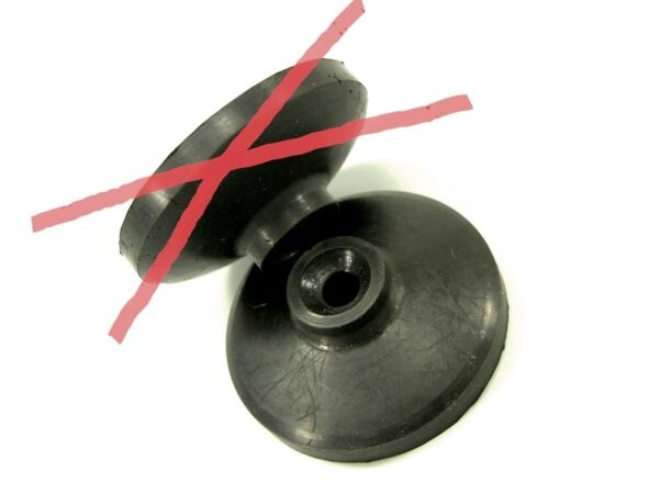 1x Gummikappe für Kettenrad Achse DKW NZ 250, NZ 350, 122223-0 – Bild 2