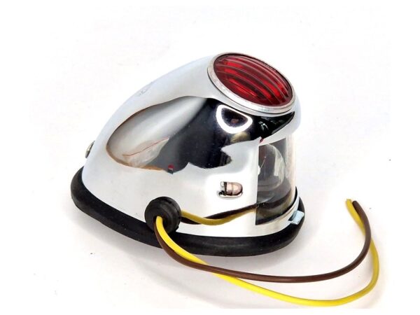 Rücklicht Schlusslicht verchromt HELLA für BMW R75, ZÜNDAPP KS750, KS600, K500, DKW 350/1 NZ, (mit NSL, AK)