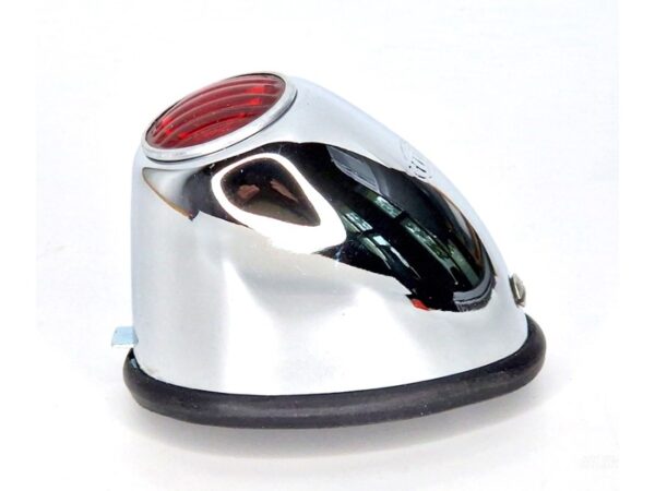 Rücklicht Schlusslicht HELLA für NSU, BMW, ZÜNDAPP, DKW Motorräder, verchromt, (o. NSL, o.AK) – Bild 2