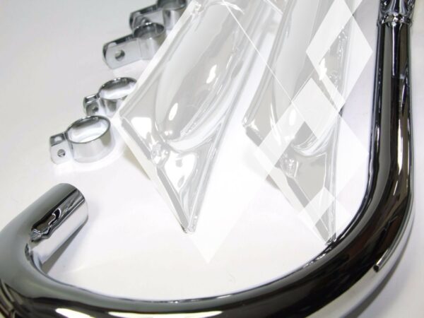 Auspuffkrümmer - Krümmer für BMW R61 Motorräder, 1 Satz, verchromt – Bild 4