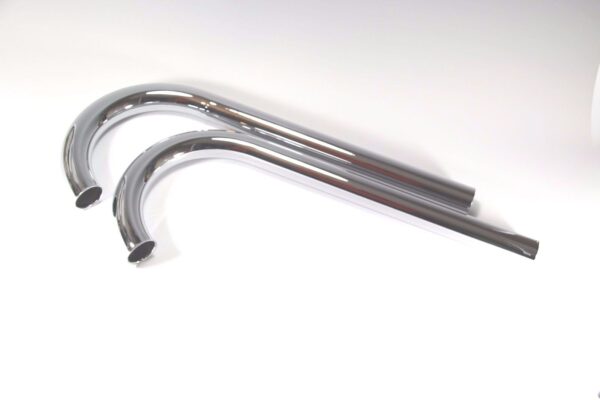 Auspuffkrümmer - Krümmer für DKW 350 SB Motorräder, 1 Paar, verchromt