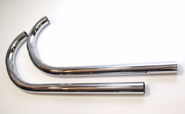 Auspuffkrümmer - Krümmer für DKW 250 NZ Motorräder, 1 Paar, verchromt – Bild 4