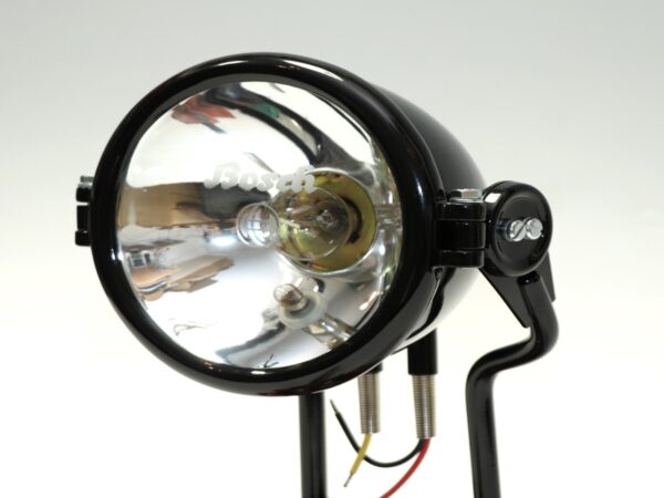 Scheinwerfer Spitzscheinwerfer Bosch J130 für IMPERIA, NSU, BMW, DKW, D-Rad Motorräder, Nachbau – Bild 4