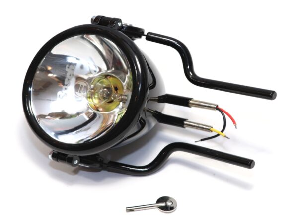 Scheinwerfer Spitzscheinwerfer Bosch J130 für IMPERIA, NSU, BMW, DKW, D-Rad Motorräder, Nachbau – Bild 5
