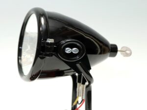 Scheinwerfer Spitzscheinwerfer Bosch J130 für IMPERIA, NSU, BMW, DKW, D-Rad Motorräder, Nachbau