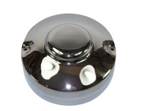 Schutzkappe für Lichtmaschine DKW 250/350/500 NZ – verchromte Schutzkappe aus Stahlblech