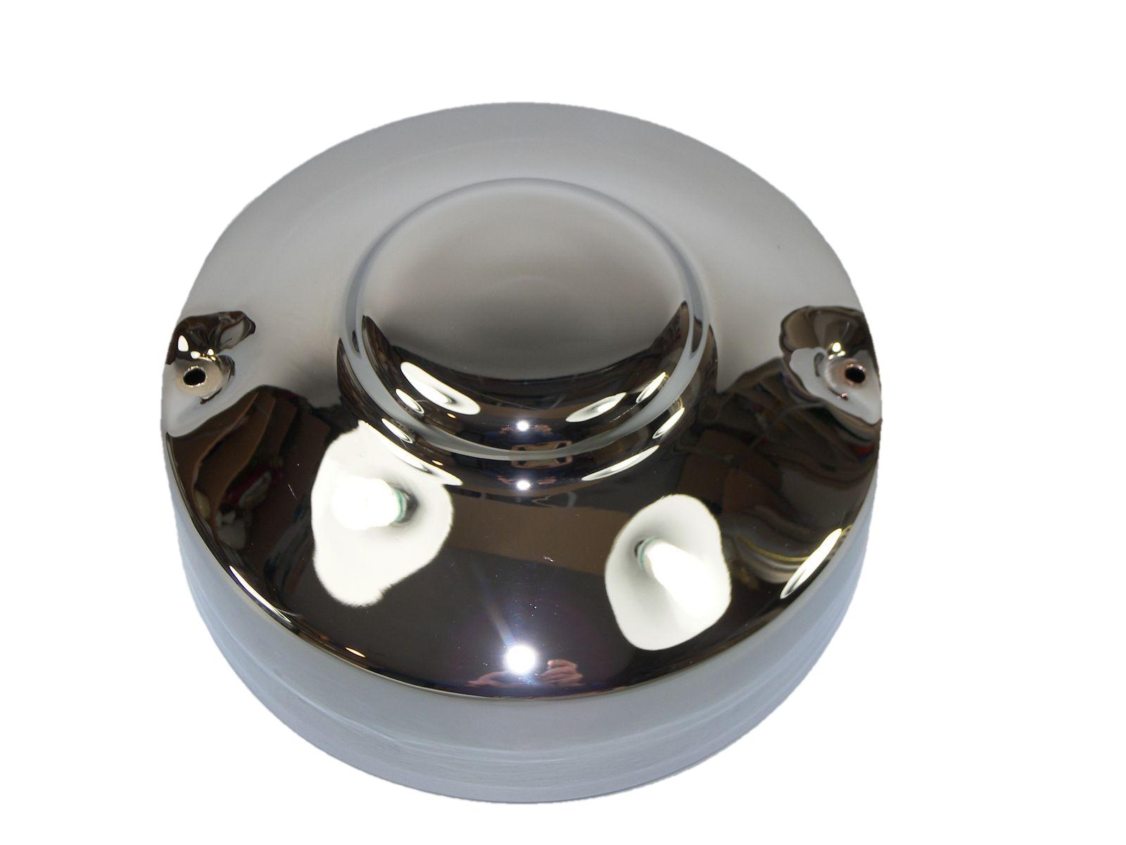 Schutzkappe für Lichtmaschine DKW 250/350/500 NZ – verchromte Schutzkappe aus Stahlblech