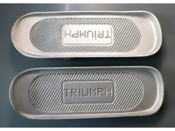 Trittbretter aus Aluminium passend für  TRIUMPH Motorräder, links & rechts, Fahrerseitig, 340mm, (1 Paar) – Bild 2