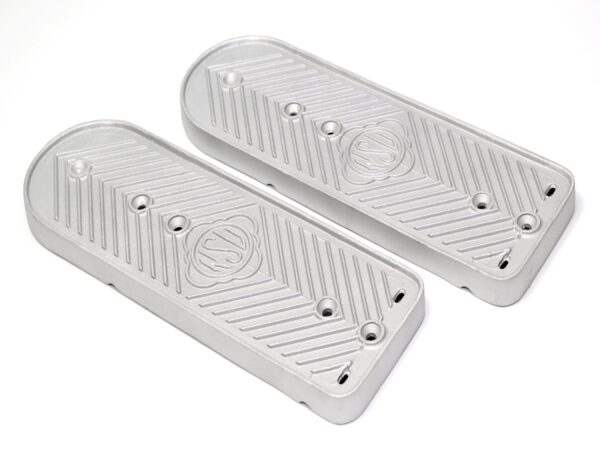 Trittbretter aus Aluminium für  NSU 501T, 601TS, 501TS Motorräder, links & rechts, Fahrerseitig, 38cm, (1 Paar)