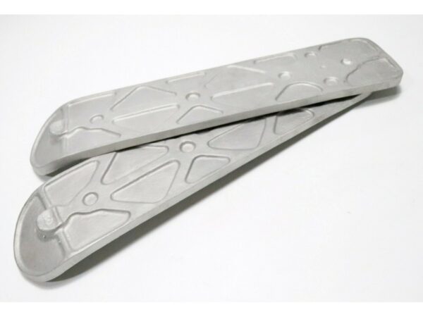 Trittbretter aus Aluminium passend für  WANDERER, VICTORIA Motorräder, links & rechts, Fahrerseitig, 47cm, (1 Paar) – Bild 3