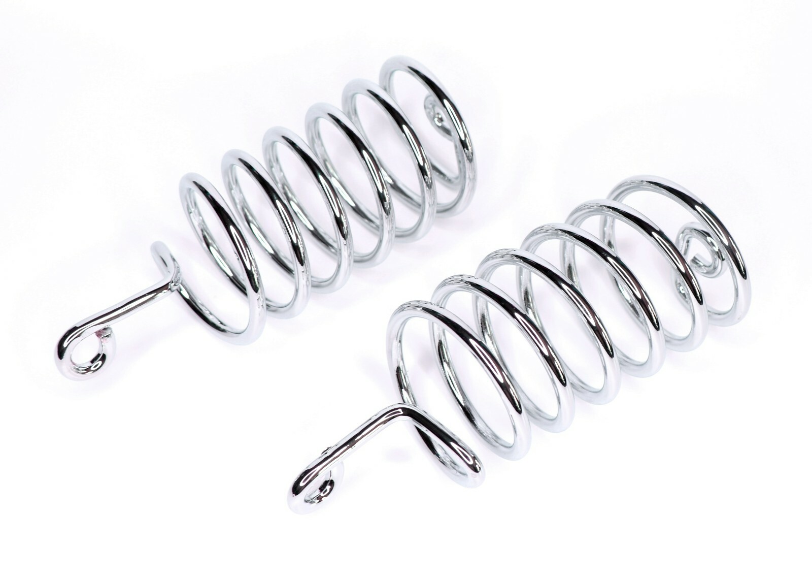 Sattel Feder Sattelfeder (Paar) für ZÜNDAPP DB200 Motorräder, verchromt, Nachbau