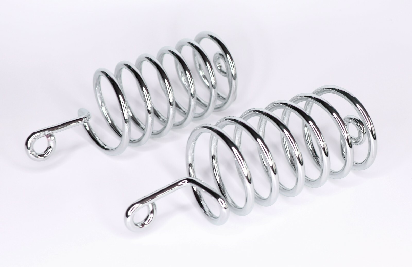 Sattel Feder Sattelfeder (Paar) für ZÜNDAPP DB200 Motorräder, verchromt, Nachbau – Bild 2